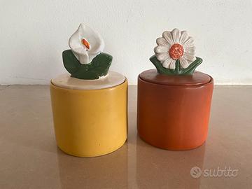 Barattoli in terracotta