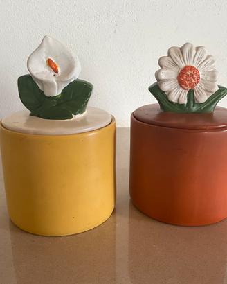 Barattoli in terracotta