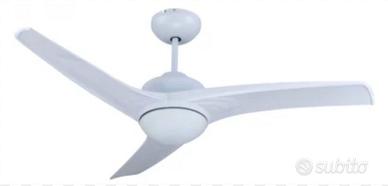 ventilatore a soffitto con luce