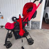 Passeggino ultraleggero Chicco rosso