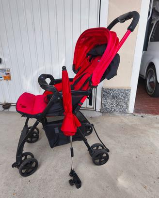 Passeggino ultraleggero Chicco rosso
