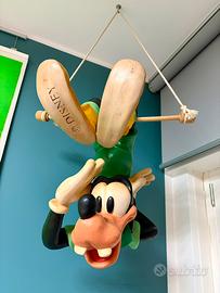 Disney Pippo Ginnasta in resina XXL - Vintage 1990