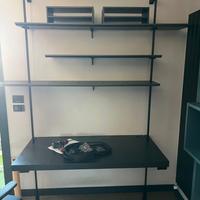 Libreria componibile con scrivania