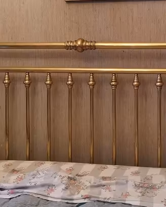 Letto matrimoniale in Ottone GIA SMONTATO