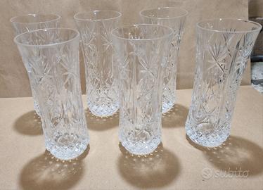 bicchieri da tavola in cristallo