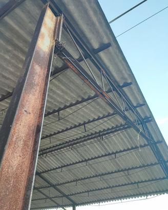 TETTOIA IN FERRO 80MQ