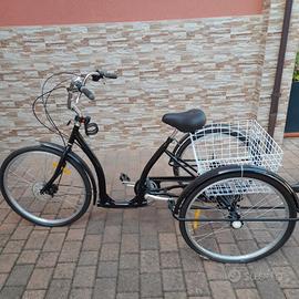 Trike con cestino, ruote da 26 pollici