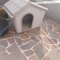 casetta in plastica per il cane di taglia media