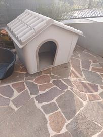 casetta in plastica per il cane di taglia media