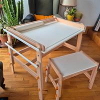 Scrivania e panca bambini IKEA