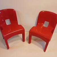 Coppia di sedie Kartell by Joe Colombo