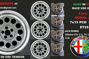 Alfa Romeo 75 90 gtv6 ronal a1 15 5x98 ANTRACITE