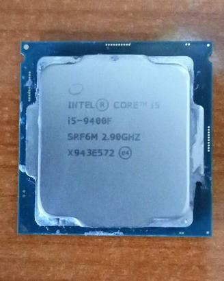 "CPU Intel i5-9400F perfettamente fuzionante"