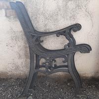 Panca da giardino in ghisa
