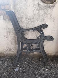 Panca da giardino in ghisa