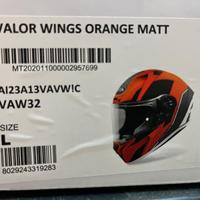 Casco Airoh Valor Wings Arancione