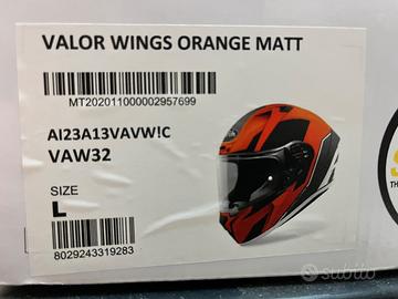 Casco Airoh Valor Wings Arancione