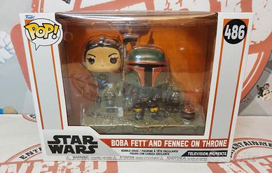 Funko Star Wars 486 Boba Fett and Fennec on Throne