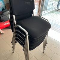 Set sedie da ufficio pari al nuovo