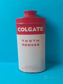 Latta vintage Colgate tooth powder U.S.A. anni '40