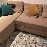 Divano letto angolare Ikea Friheten Hyllie beige