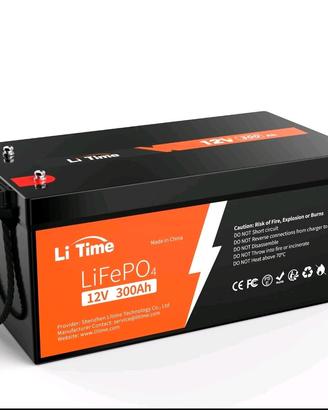 Batteria 12 Volt 300ah LifepO4