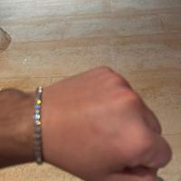 Braccialetto tennis Argento