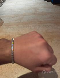 Braccialetto tennis Argento
