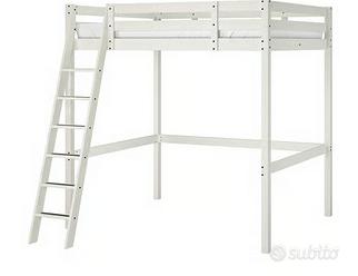 Letto a soppalco  IKEA Stora con Materrassa