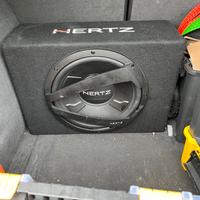 Subwoofer hertz 1000w + amplificatore sony 1000w