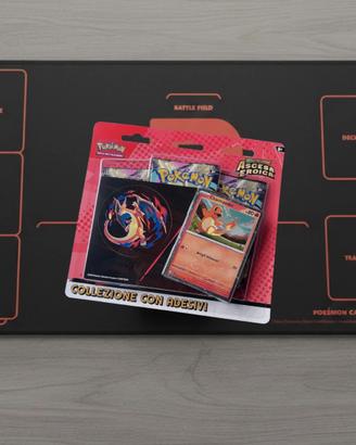 Pokemon Ascesa Eroica collezione con adesivi ITA