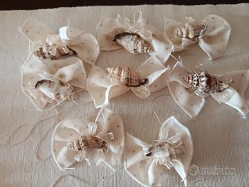 35 Coccarde per sacchettini confetti 