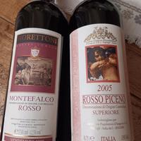Due ottimi vini  rossi DOC d'annata 