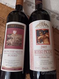 Due ottimi vini  rossi DOC d'annata 