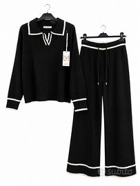 Compelto donna 2 pezzi nero