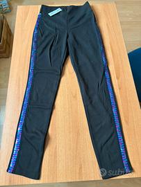 Calzedonia Pantalone con Paillettes Nero Taglia S