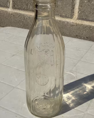 Bottiglia del latte da 1 litro SPQR rara e da coll