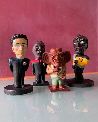 Star trek Action figure 4 personaggi