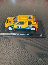 Modellino Peugeot 205 Turbo 16 1987 Paris Dakar