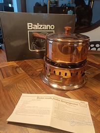Set fonduta in acciaio e rame Balzano