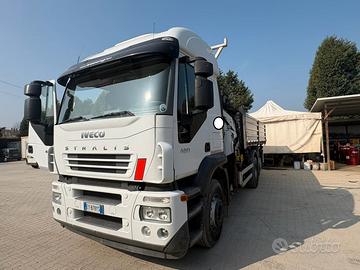 Iveco Magirus 420 Rib Trilat + Gru + Cestello