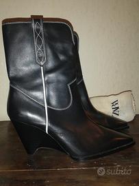 Stivaletti in pelle Zara, taglia 41