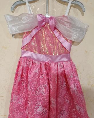Vestito carnevale Aurora originale Disney 5/6 anni