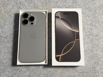 Iphone 16 pro 256 gb Titanio