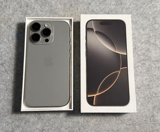 Iphone 16 pro 256 gb Titanio