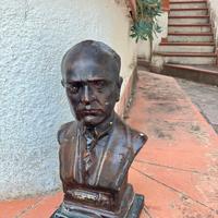 Busto duce mussolini vintage 35cm anni 50