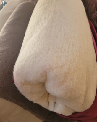 coperta lana merinos + piumino d' oca 2 piazze