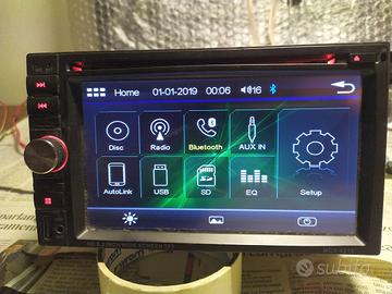 Autoradio varie 2DIN navigatore bluetooth schermo6