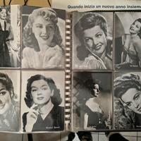 Cartoline attori attrici star del cinema mondiale