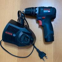 Trapano bosch gsr 12v batteria e caricabatterie